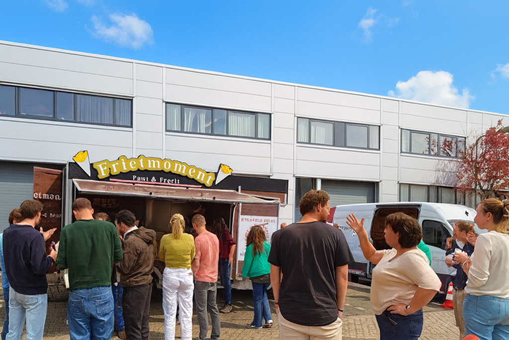 Buiten genieten bij Frietmoment 1